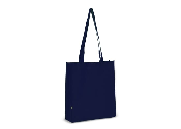 Sac cabas promotionnel rPET non tissé 75g Bleu foncé